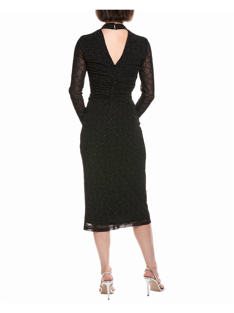 knee length dresses for ladies Embellished Bodycon Midi Dress main image 0