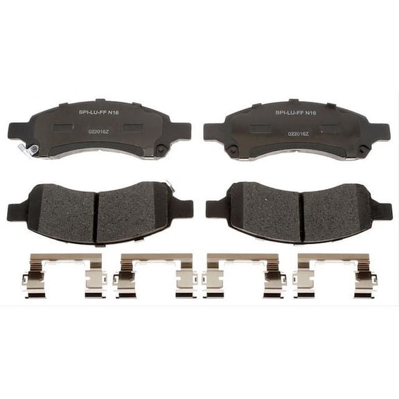 Front Brake Pad Set - Compatible with 2009 - 2017 Chevy Traverse 2010 2011 2012 2013 2014 2015 2016