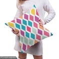 thumbnail image 5 of Ambesonne Geometric Fabric by the Yard Upholstery, Rhombus Shapes Abstract, 2 Yards, Multicolor, 5 of 5