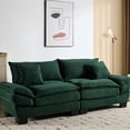 thumbnail image 5 of Corduroy Couch - Construction Extra Pillows Living Room Comfortable And Spacious Bedroom, Furniture, 5 of 5