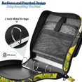 thumbnail image 4 of FORMRS Zipper Binder with Shoulder Strap 2-inch Ring 500 Sheet Capacity File Bag, Yellow Flowers, 4 of 5