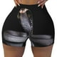 thumbnail image 2 of Fotbe Black Cobra Snake Shorts Sin Costuras – Shorts Deportivos de Cintura Alta para Mujer, Elásticos para Gimnasio, Yoga, Running o Ciclismo-Large, 2 of 8