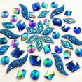 thumbnail image 2 of Royal Blue Mix Diamond Gems Stones Crystals Rhinestones For Sewing Diy Artworks Home Ornament Costums Evening Dress Prom Shoes, 2 of 6