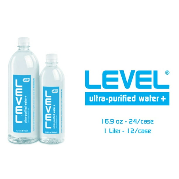 Level Water (UltraPurified Water+) 16.9 oz, Ionic Minerals Added For
