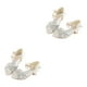 thumbnail image 4 of Qarigey Zapatos con purpurina para niñas, lentejuelas, Ballet, boda, fiesta, zapato de cristal, carnaval, Halloween, Navidad, sandalias, Type7 NO7, 4 of 6