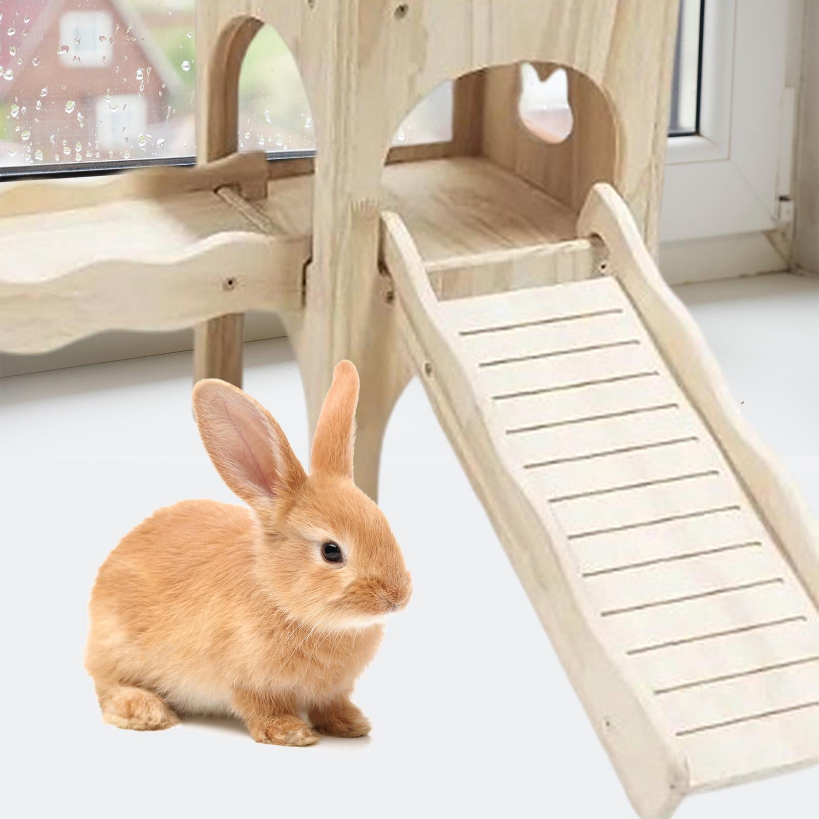 Bothyi Rabbit Ramp Hamster Ladder Pet Playground Accessory Climbing Toy for Small Pet