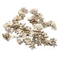 thumbnail image 3 of 100 Pcs Tranches de Bois Tranches de Bois Tranches de Bois Naturelles Décoration de Table, 3 of 8