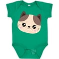 thumbnail image 3 of Inktastic Cute Cat, Little Cat, Cat Head, Brown Cat Boys or Girls Baby Bodysuit, 3 of 5