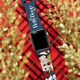 thumbnail image 2 of Betty Boop Happy Holidays HD Watch Band for Apple Watch - 42/44/45/49mm(46mm Series 10/11) Short Betty Santa by Affinity Bands, 2 of 4