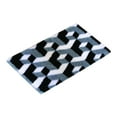 thumbnail image 1 of yuksok DIY Crochet Yarn , Needlework latch and hook set ,Unfinished Crocheting Rug Black and White Stripes, 1 of 9