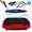 Red, variant on RICAN Vibration Plate Exercise Machine 330lb, Vibration Board for Lymphatic Drainage, Full Body Workout Vibrating Fitness Platform, Waver Stand for Weight Loss, White
