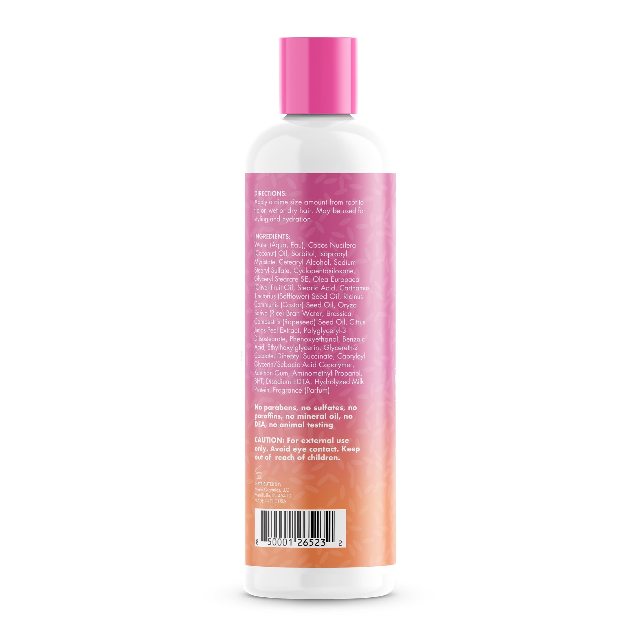 Mielle Rice Water Hair Moisturizing Milk - 8 oz