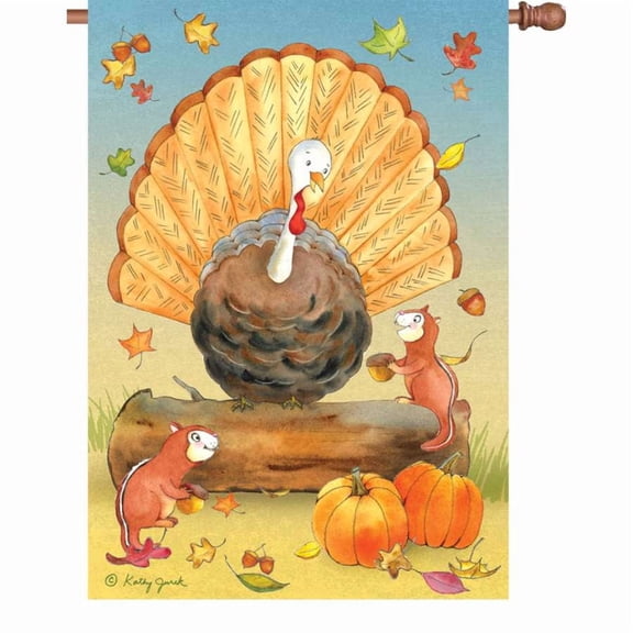 Premier House Size Flag - Turkey & Friends