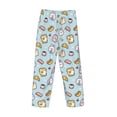 thumbnail image 5 of Xecao Rabbit Burger Coffee Men's Straight Lounge Pajama Pants: The Ultimate in Comfortable Sleepwear, 5 of 9