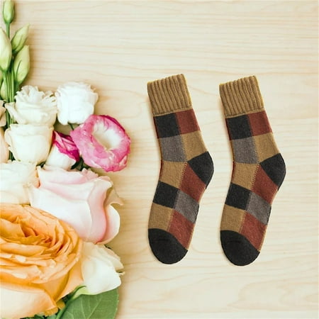 

Dyfzdhu Mens Socks Ethnic Warm Wool Socks Thickening Socks Fashion Winter Socks Unisex Wool Socks