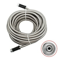 Stainless Steel Garden Hose 50FT 304 Flexible Expanding Water Hose Car Washing Vegetable Outdoor