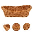 thumbnail image 1 of AURARMLET kitchen baskets for bread Light Brown Imitation Rattan Decoration 1Pack, 1 of 4