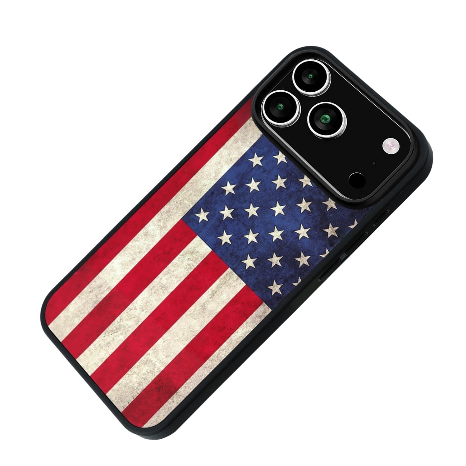 High Quality Aluminum Back Printing Case for iPhone 17 Pro - USA Flag 2