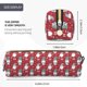 thumbnail image 3 of Disketp Gnome And Snowflakes Estuche de Lápices de Cuero con Cierre, Estuche Compacto para Papelería, Bolígrafos y Accesorios Pequeños, 3 of 7