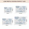 thumbnail image 4 of Blue Coastal Turtle Door Mat Indoor Outdoor, Ocean Coral Nautical Non Slip Welcome Mat with Rubber Backing, Absorbent Fabric Front Door Mats Entryway Rug for Home Patio Entrance 16"x24", 4 of 8