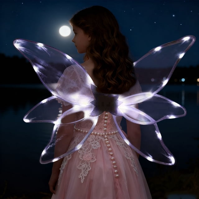 BotaniNest Light Up Cosplay Fairy Angel Prop For Photography Stage Performance And Halloween Costume Party