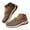 Brown, variant on Orthopedic Sandals for Women Hollow out Flats Closed Toe Slip on Loafers Mesh Knit Walking Shoes