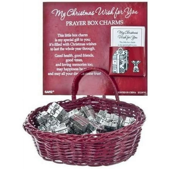 My Christmas Wish for you Prayer Box with Charms