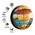 thumbnail image 4 of Pofeuu Vintage Beach Sunset Print Spare Tire Wheel Cover for Car Truck SUV Camper Universal Fit Spare Tire Cover RV Spare Tire Covers-16 inch, 4 of 6
