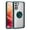 Green, variant on For Samsung Galaxy S22 5G / SM-S901 Impact Metal Ring Holder Stand Magnetic Car Mount Protective Hybrid Case Cover Red