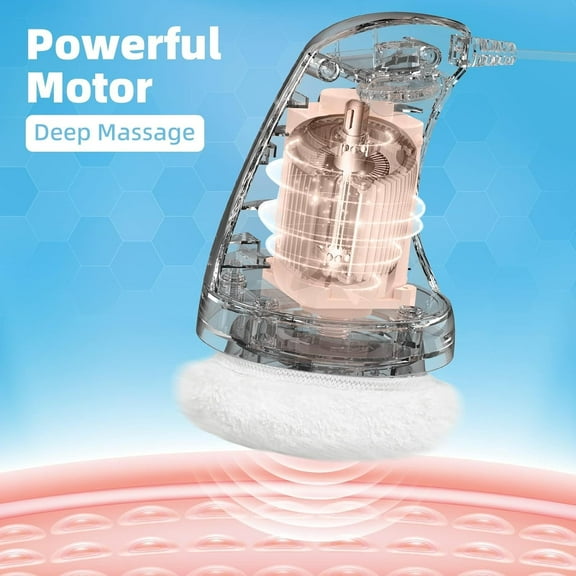 Cellulite Massager Electric, Body Sculpting with 6 Skin Friendly Washable Pads, Beauty Sculpt Massager for Belly Arms