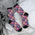 thumbnail image 5 of Lsque Octopus in love Printed Men's Crew Socks, Soft Durable Breathable Moisture-Wicking with Odor Control Cotton socks, 5 of 6