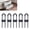 Black, variant on BIMZUC 5 Pack U-Shaped Cabinet Locks for Babies and Toddlers, Adjustable Sliding Child Safety Latches for Kitchen Drawers, Furniture, Doors, and Closets, No Tools Required for Proofing (White)