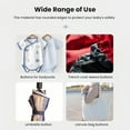 thumbnail image 3 of Five Claw Buckle Tool Set, Metal Snap Buttons with Fastener Pliers, Snap Button DIY Craft Kit for Clothing, Leather Crafting and Sewing Projects(Color, 100 Buttons), 3 of 16