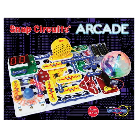 Snap Circuits Arcade Electronics Exploration Kit | Over 200 STEM Projects | 4-Color Project Manual | 20+ Build and Play Games | 35+ Snap Modules | Unlimited (Best Electronic Kits For Kids)