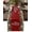 Red, variant on Green Christmas Dresser Scarf Farmhouse, Dining Table Decorations for Wedding/Parties, Xmas Botanical Ball Bell Table Runner 36 Inches Long for Kitchen Dining, 13 x 36 In