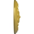 thumbnail image 4 of Ekena Millwork 12 1/4"OD x 2 1/4"P Flower Spiral Ceiling Medallion (Fits Canopies up to 2"), Hand-Painted Rich Gold, 4 of 8
