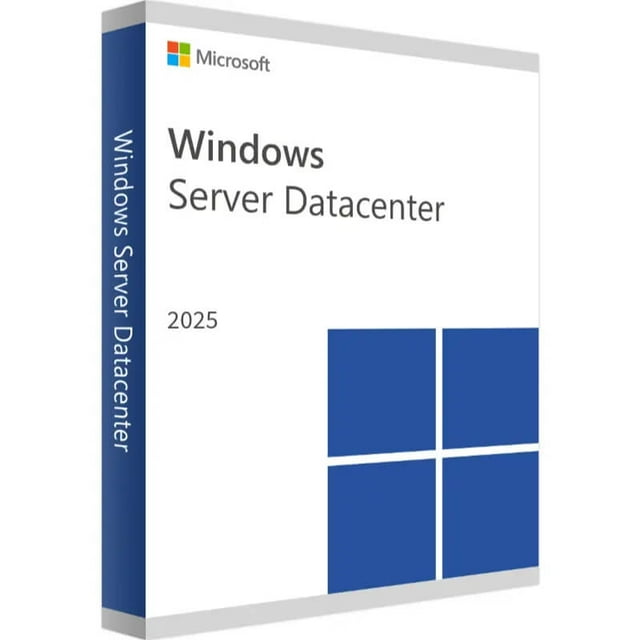 Windows Svr 2025 Centre de Données – Licence d'Activation 16 Cœurs pour 1 Serveur / Installer USB Inclus / Version Complète