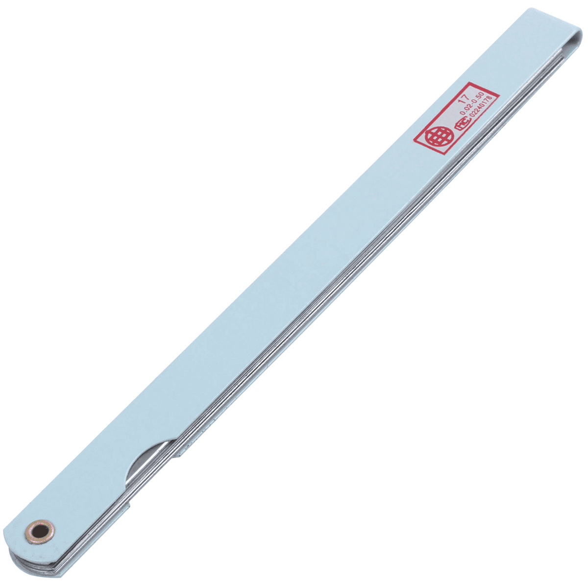 4pcs 200mm Long 17 Leaves 0.02mm-1.0mm Space Thick Measure Feeler Gauge Gage