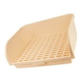 thumbnail image 3 of Xingzhi Pet Litter Box Corner Toilet Tray Pan Potty Trainer Adult Rabbit Cage Beige, 3 of 9