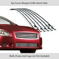 thumbnail image 2 of APS Compatible with Nissan Maxima 2009-2014 Lower Bumper Stainless Steel SS Chrome Billet Front Grill Grille Insert N65225A, 2 of 7