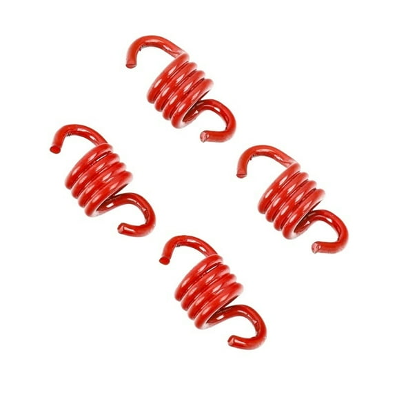 4 Pcs Red Clutch Spring For Racing Heavy Duty 2 Stroke 43-49cc Clutch Centrifugal Embrague Pad Engine Pocket Dirt ATV Quad