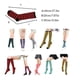 thumbnail image 3 of Jumpingount Medias altas hasta el muslo que combinan fácilmente Colocación aleatoria especial Elasticidad Única Apariencia de moda flexible Medias hasta Medias franja blanca verde Jumpingount AP009473-09, 3 of 6