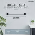 thumbnail image 5 of KOKOSIRI Bathroom Towel Bar Bath Towel Holders for Toilet Kitchen Cabinet Wall Mount 24 Inch Oil Rubbed Bronze Stainless Steel B4005ORB-L24, 5 of 9