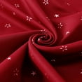 thumbnail image 2 of Deconovo Red Christmas Blackout Curtains Silver Star Foil Print for Living Room 52x84 inch 2 Panels, 2 of 4