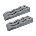 thumbnail image 3 of Colaxi 2Pcs Automotive Leveling Ramps Stabilizer on Uneven Ground 3 Steps Raising Auto Anti Slip Sturdy Car Wheel Chocks Car Ramps, 3 of 8