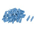 thumbnail image 1 of Pinza Abrazadera Colgante 50Pcs Hogar ArtesanÃ­a De Madera Imagen FotografÃ­a Pintura Azul Unique Bargains alfileres de ropa de lavanderÃ­a, 1 of 4