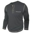 thumbnail image 7 of BXINGOHAI Men's Quarter Zip Pullover Long Sleeve Golf Shirts for Men Thermal 1/4 Half Zip Sweatshirts Dark Gray 2XL, 7 of 7
