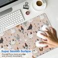 thumbnail image 4 of Long Mouse Pads for Desk,Colorful Chicken Floral Pattern Desk Mats on Top Of Desks, Desk Mouse Pad Extra Large with 3mm Non-Slip Base and Stitched Edge for Gaming,Office,Work,Home 31.5x15.7in, 4 of 5
