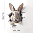 thumbnail image 2 of TIELUTT Nursery Rabbit Wall Peel Stick Cartoon Sticker Exquisite Playroom for Children Bedroom Inappropriate Anime Stickers Kids Sleigh Prop Stickers for Classroom Smelly Sticker Small Business Freebi, 2 of 2