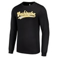 thumbnail image 2 of Men's Starter Black Washington Commanders Tailsweep Long Sleeve T-Shirt, 2 of 3